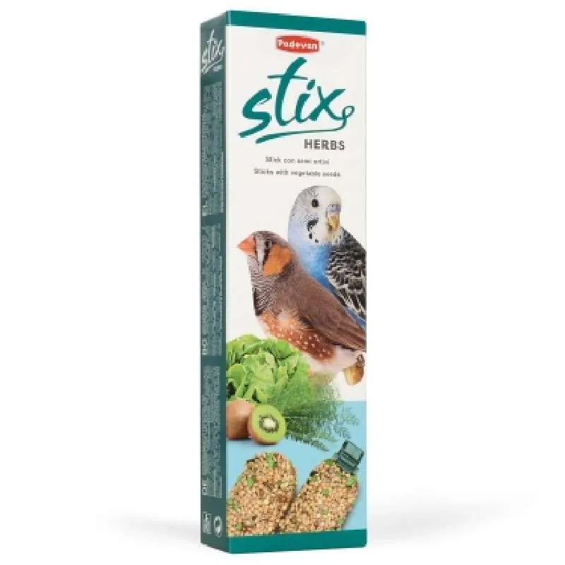 Padovan Stix herbs cocorite лакомство на палочке для птиц - 80 г