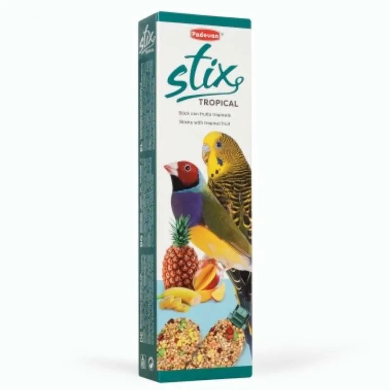 Padovan Stix tropical cocorite лакомство для попугаев мелких пород - 80 г