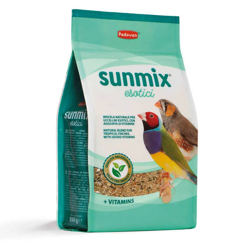 Padovan SunMix Еsotici комплексный корм для экзотических птиц, амадинов - 850 г