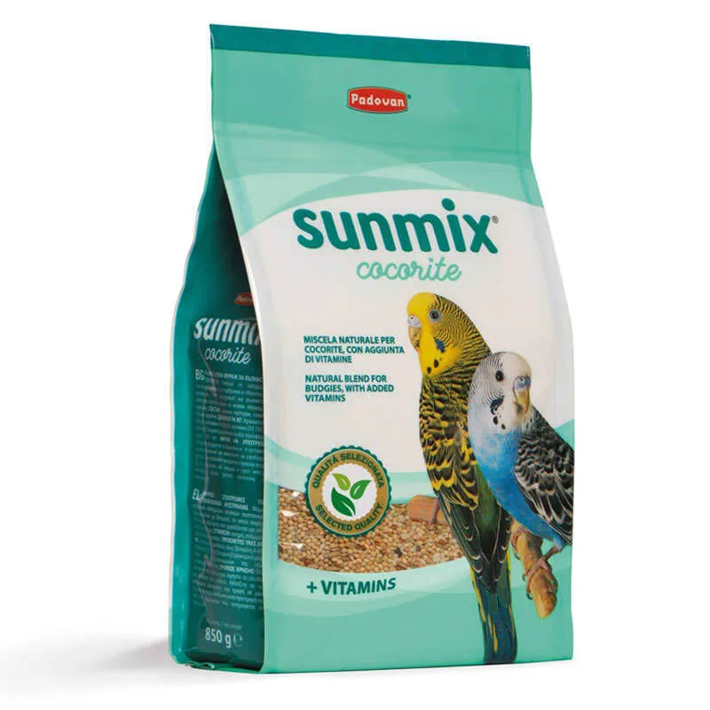 Padovan SunMix Сocorite комплексный корм для волнистых попугаев - 850 г