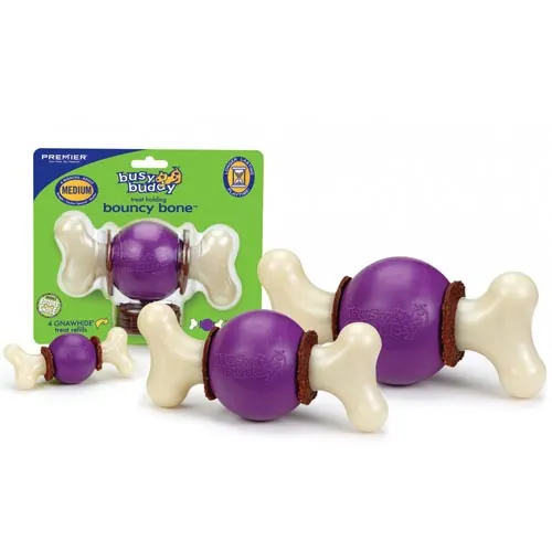 PetSafe Busy Buddy Bouncy Bone жувальна іграшка з ласощами для собак 5-14 кг, M
