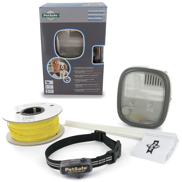 PetSafe Deluxe In-Ground Fence провідний електронний паркан для собак вагою від 3,6 до 25 кг, 4 рівні, на площу 1300 кв.м.