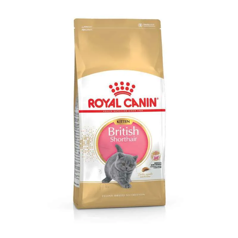 Royal Canin Kitten British Shorthair сухой корм для короткошерстных котят породы Британских - 2 кг