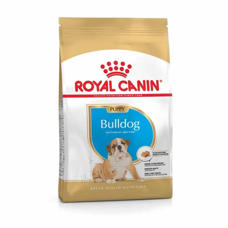 Royal Canin Bulldog Puppy сухой корм для щенков собак породы Бульдог - 12 кг