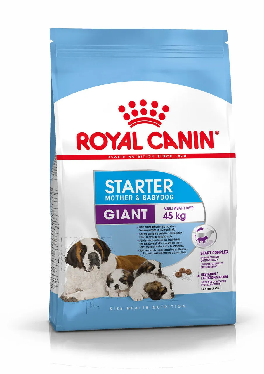 Royal Canin Giant Starter Mother & Babydog сухой корм для щенков и кормящих собак гигантских пород – 4 кг