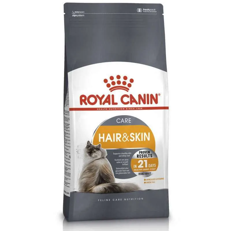 Royal Canin Hair & Skin Care сухой корм для взрослых кошек с проблемной шерстью - 2 кг