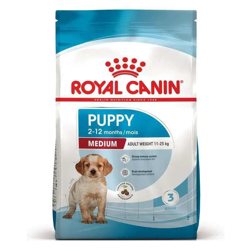 Royal Canin Medium Puppy сухой корм для щенков собак средних пород – 15 кг