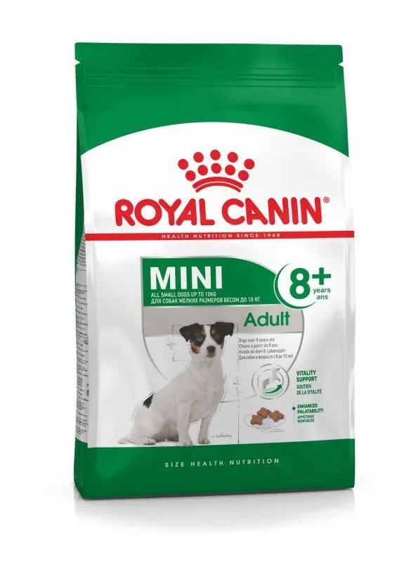 Royal Canin Mini Adult 8+ сухой корм для собак от 8 до 12 лет - 2 кг