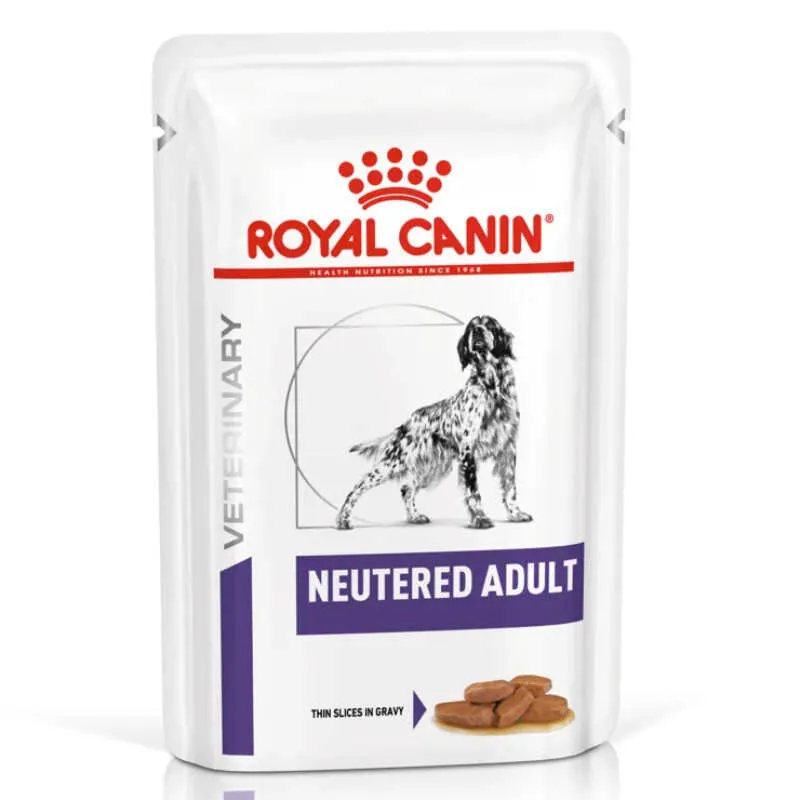 Royal Canin Neutered Adult in Gravy ветеринарная диета для стерилизованных собак разных пород, склонных к набору лишнего веса (кусочки в соусе) – 100 г