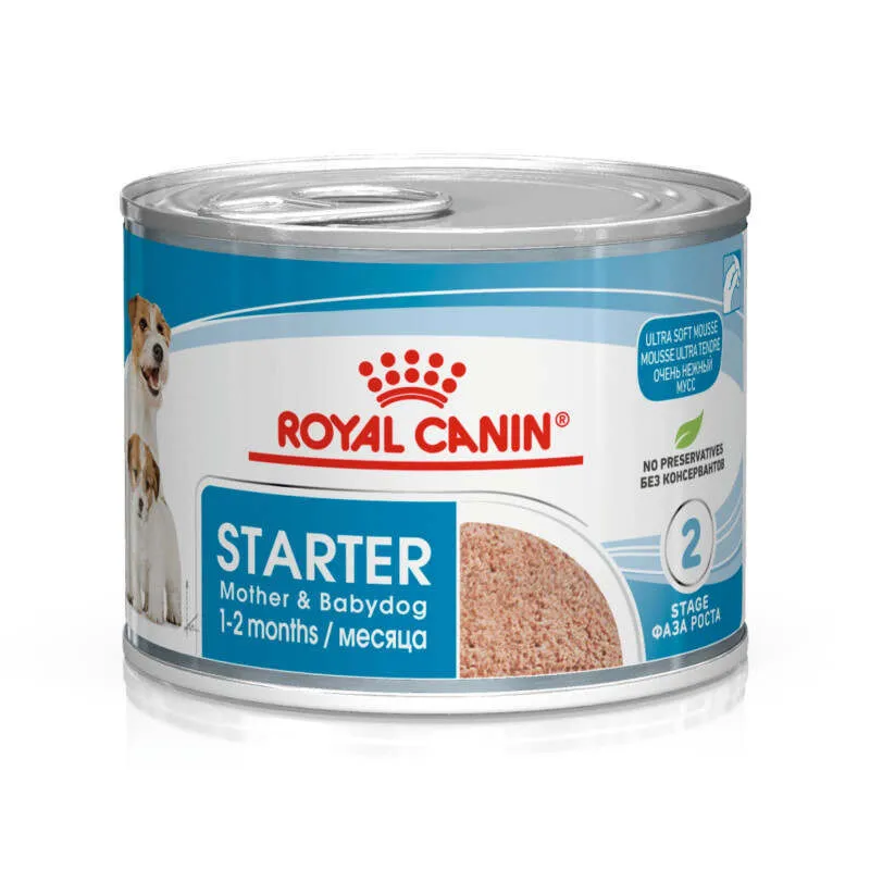 Royal Canin Starter Mother & Babydog Mousse мусс для щенков до 2-х месяцев - 195 г
