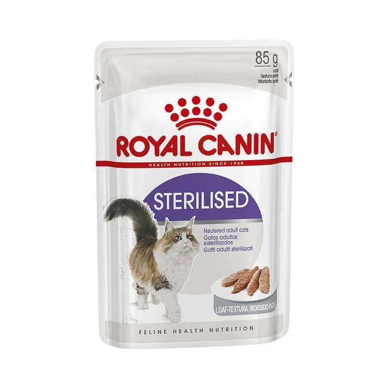 Royal Canin Sterilised Loaf консервированный корм для взрослых стерилизованных кошек (паштет) – 85 г