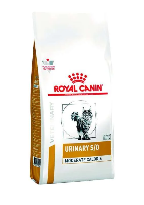 Royal Canin Urinary S/O Moderate calorie ветеринарная диета для стерилизованных кошек при заболеваниях нижних мочевыводящих путей - 9 кг