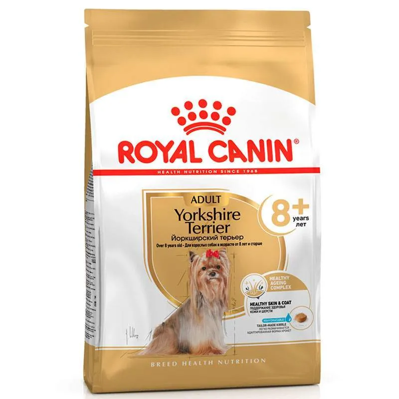 Royal Canin Yorkshire Terrier Ageing 8+ сухой корм для собак породы Йоркширских терьеров старше 8 лет - 1,5 кг