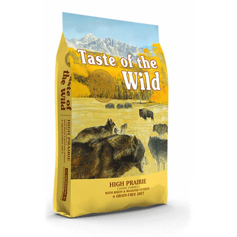 Taste of the Wild High Prairie Canine Formula сухой корм с олениной и мясом бизона для взрослых собак - 18 кг