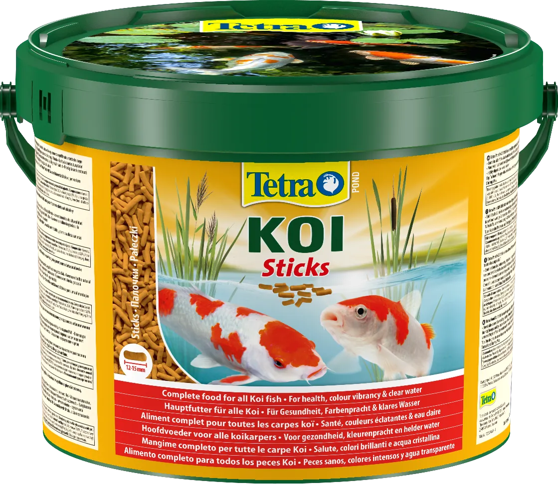Tetra Pond KOI Sticks корм в палочках для всех видов карпов кои (палочки) – 10 л/1,5 кг