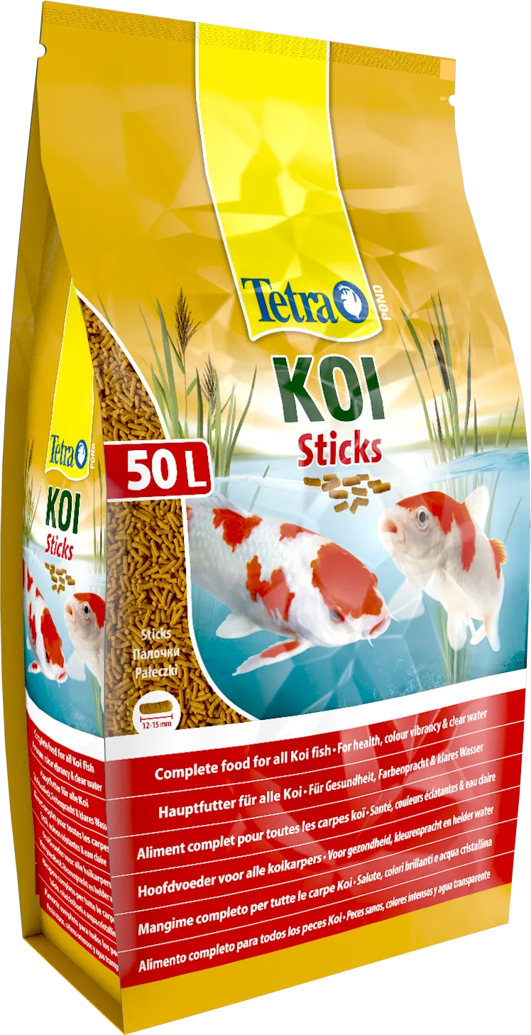 Tetra Pond KOI Sticks корм в паличках для всіх видів коропів коі (паличкі) - 50 л/7,5 кг