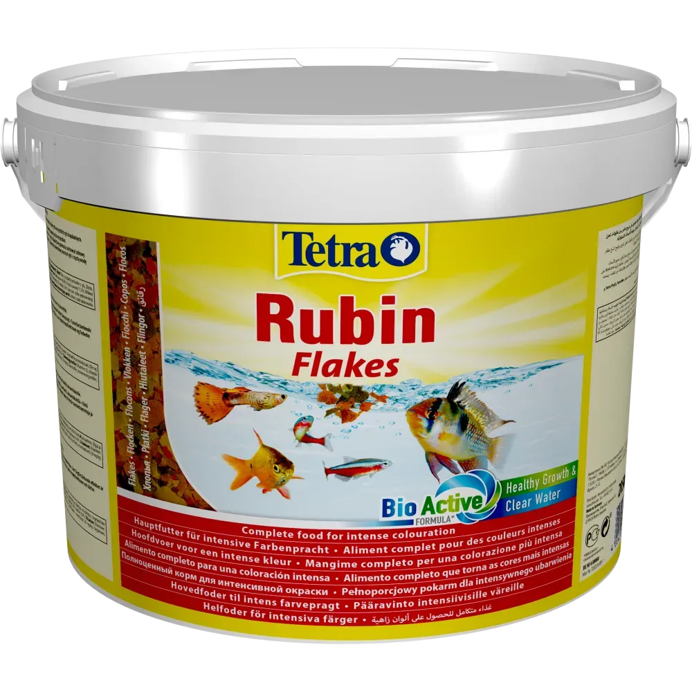 Tetra Rubin Flakes корм для усиления окраски аквариумных рыб (хлопья) - 10 л/2,05 кг