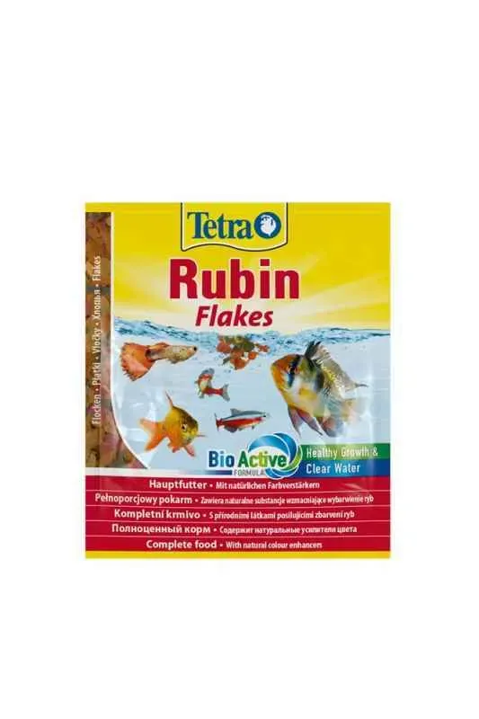 Tetra Rubin Flakes корм для усиления окраски аквариумных рыб (хлопья) - 12 г