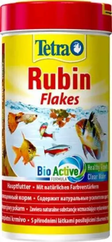 Tetra Rubin Flakes корм для усиления окраски аквариумных рыб (хлопья) - 250 мл/52 г