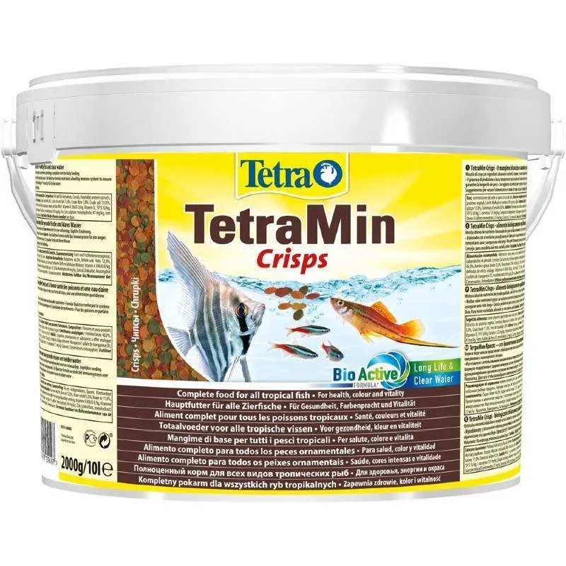 Tetra TetraMin Crisps корм для поддержания здоровья и окраски декоративных рыб (чипсы) – 12 г