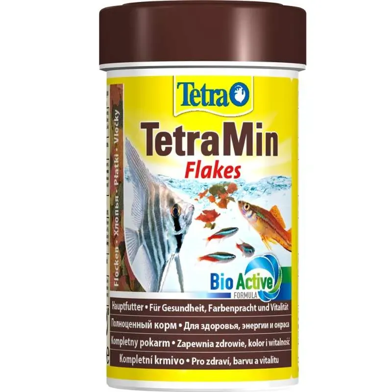 Tetra TetraMin Flakes универсальный корм для всех видов декоративных рыбок (хлопья) - 100 мл/20 г