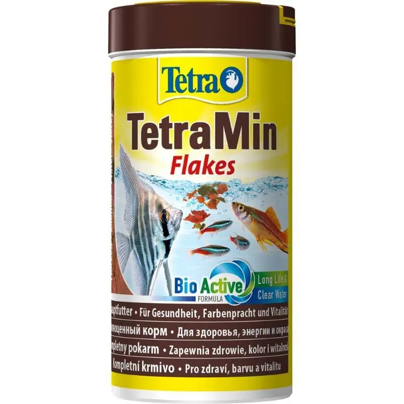 Tetra TetraMin Flakes универсальный корм для всех видов декоративных рыбок (хлопья) - 250 мл/52 г