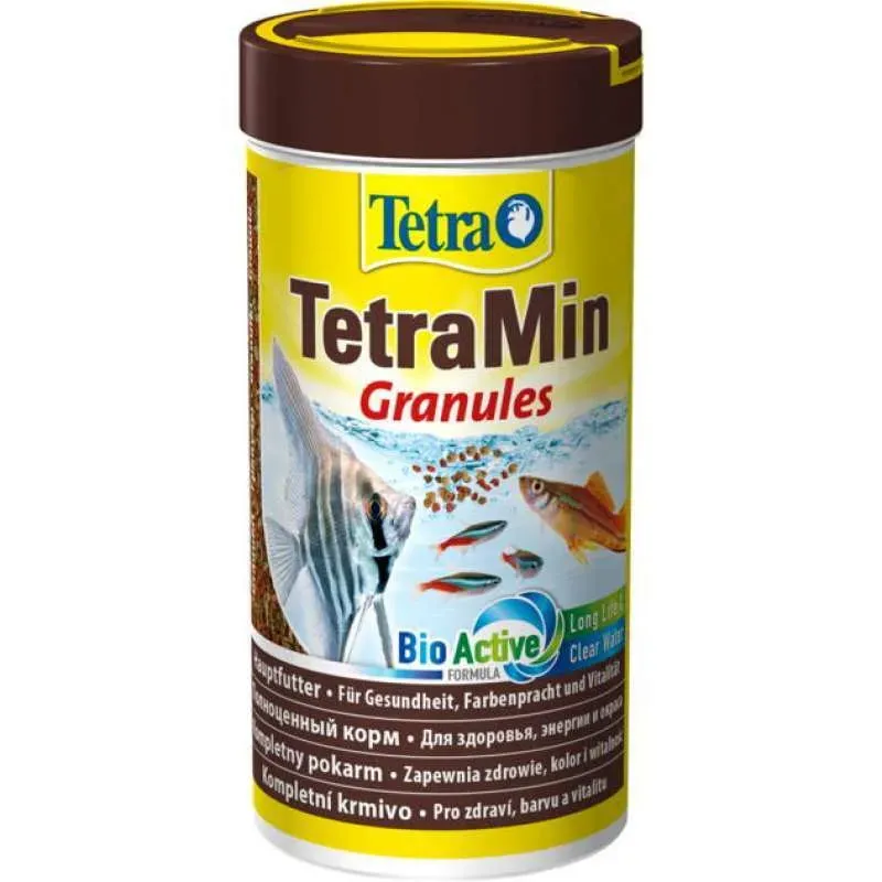Tetra TetraMin Granules корм ​​для декоративных рыб (гранулы) - 250 мл/100 г