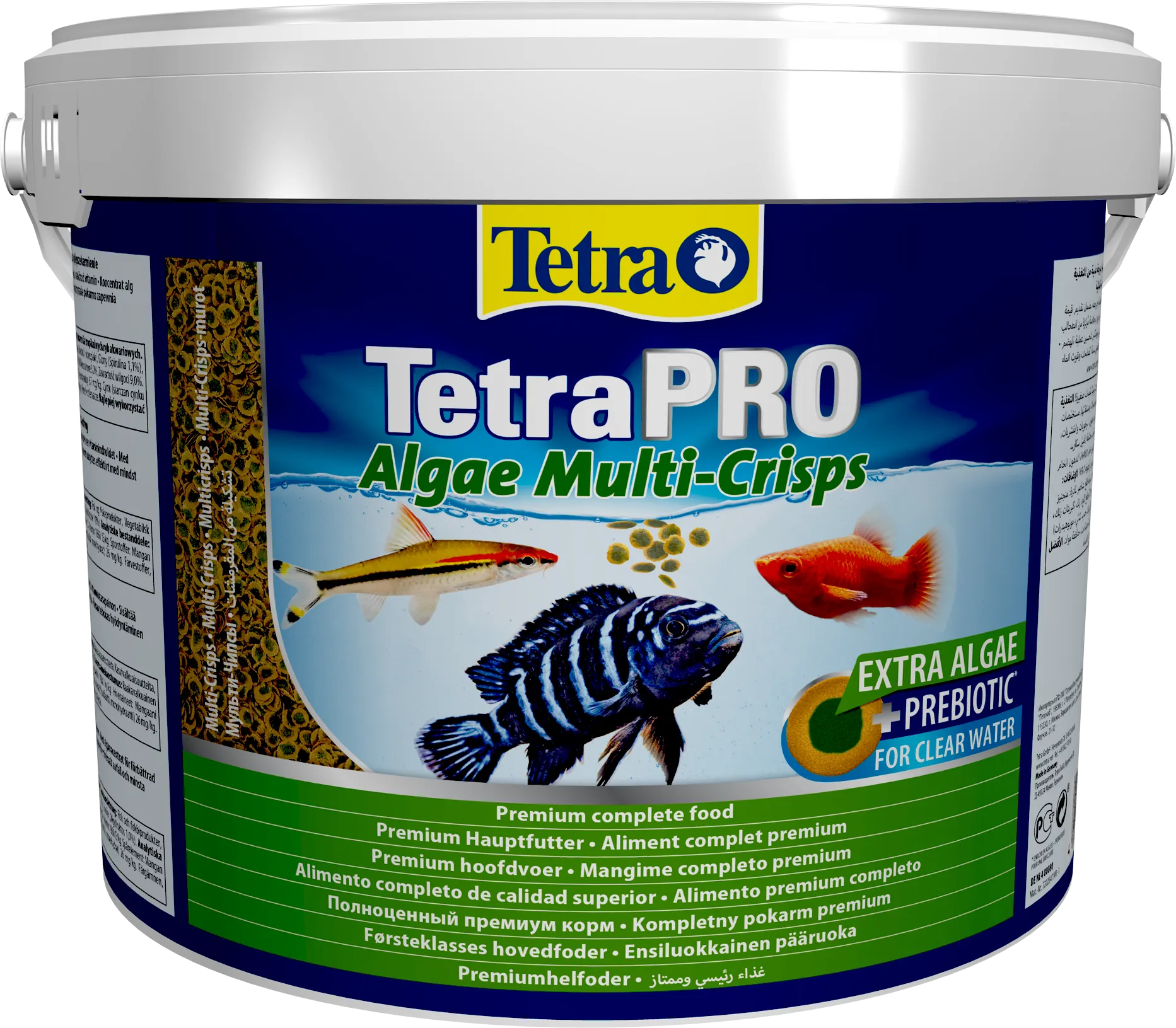 Tetra TetraPRO Algae Multi-Crisps корм для акваріумних риб з овочами (чіпси) - 10 л/1,9 кг