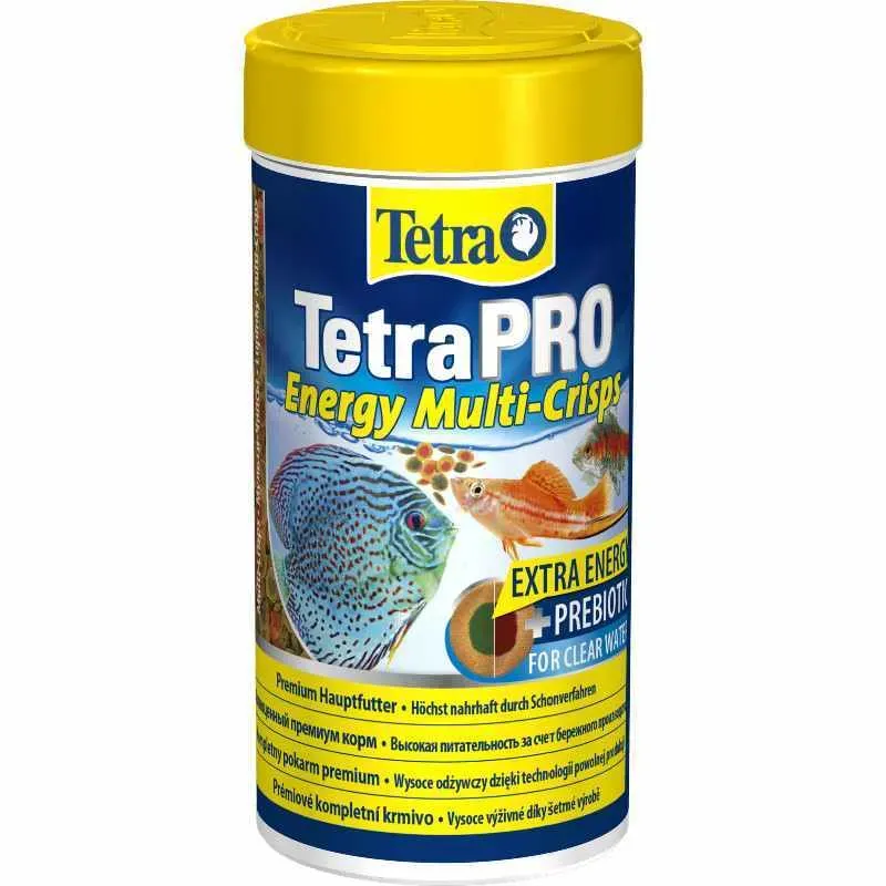 Tetra TetraPRO Energy Multi-Crisps универсальный корм для аквариумных рыб с повышенными питательными свойствами (чипсы) – 250 мл/55 г