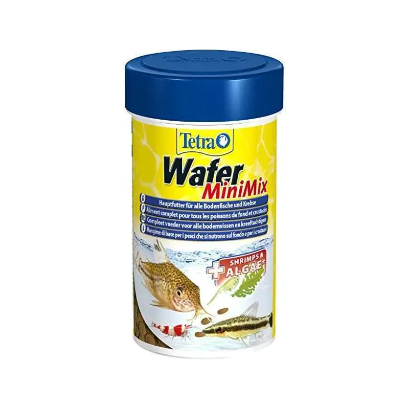 Tetra Wafer Mini Mix корм для мелких донных рыб и ракообразных (вэйферсы) – 100 мл/52 г