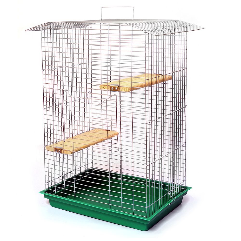 Лори Шиншилла Люкс клетка для грызунов цинк 565*400*850