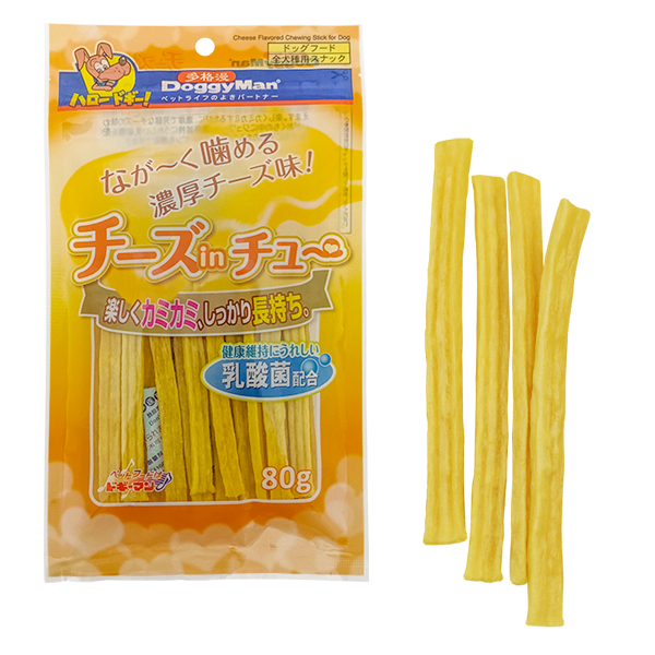 DoggyMan Cheese Chewing Stick ДОГГИМЕН ПАЛОЧКИ С СЫРОМ жевательное лакомство для собак, S , 0.08 кг., S, 11 см кг.