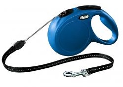 Flexi Поводок-рулетка Classic трос S ( 8м; до 12 кг) синяя
