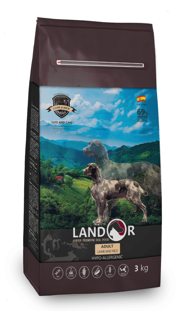 Landor Adult All Breed Fish and Rice сухой корм для собак с рыбой и рисом 15кг
