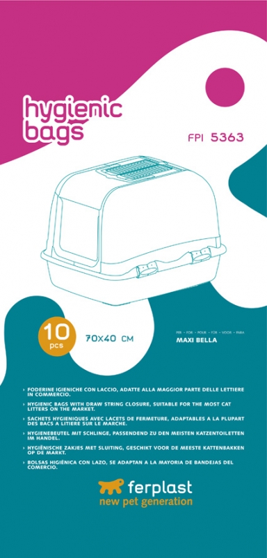 Ferplast FPI 5363 (*10) - пакет гигиенический для туалета MODERNA, BELLA