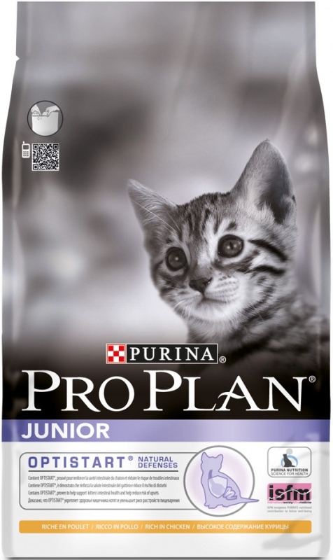 Purina Pro Plan Kitten для котят с курицей и рисом - 400 г