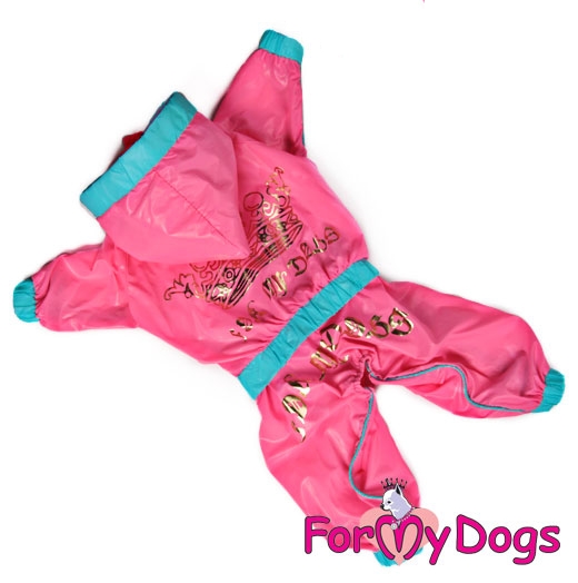 For My Dogs ДождевикLuxury для девочек розовый SS01-11BF (размер 10)