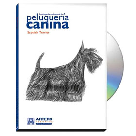 ARTERO DVD SCOTTISH TERRIER - обучающие диски по породному грумингу собак (скотч-терьер)