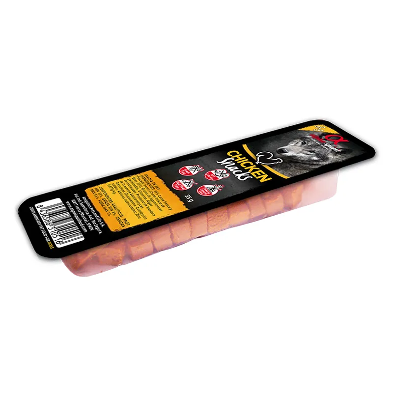 Alpha Spirit DOG Snacks Chicken полувлажное лакомство для собак с курицей (кубики) - 35 г