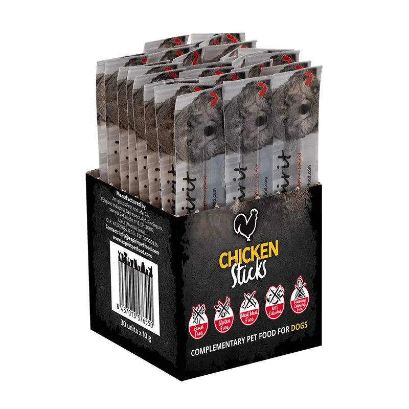 Alpha Spirit DOG Sticks Chicken напіввологий смаколик для собак (палички з куркою х30) - 300 г