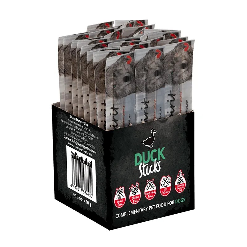 Alpha Spirit DOG Sticks Duck напіввологий смаколик для собак (палички з качкою х30) - 300 г