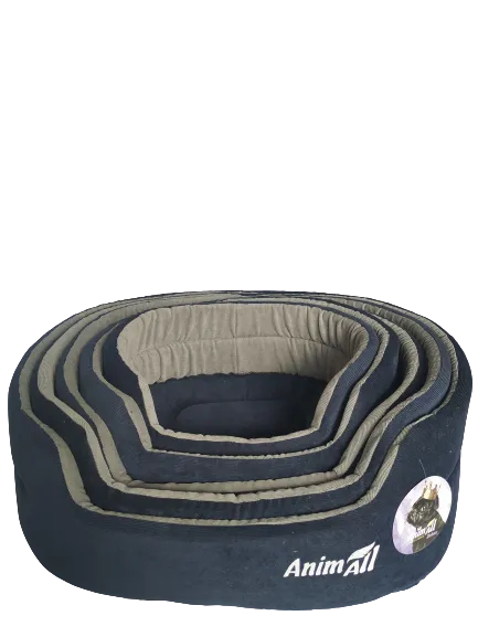 AnimAll Alice Velvet BLUE-GREY набор кроватей (63х53х21,57х47х19,52х41х17, 46х35х15, 41х30х14)