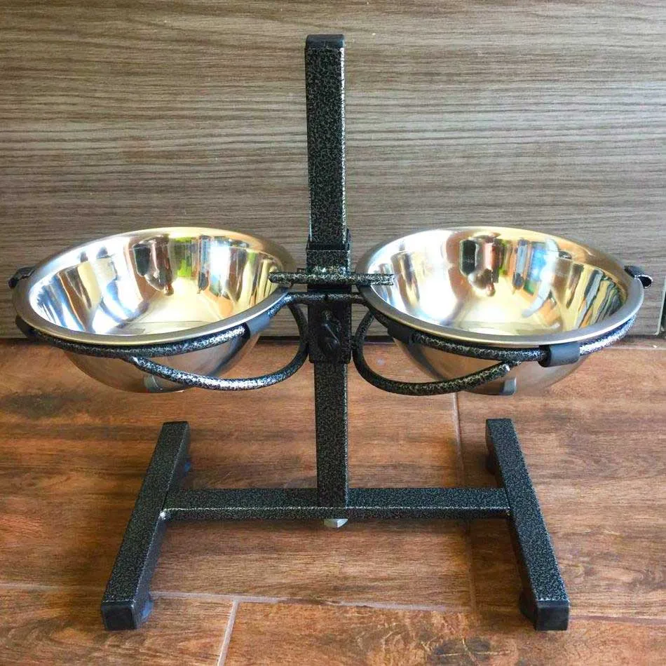 AnimAll миска для собак, стойка (2х0,7 литра, высота 30 см)