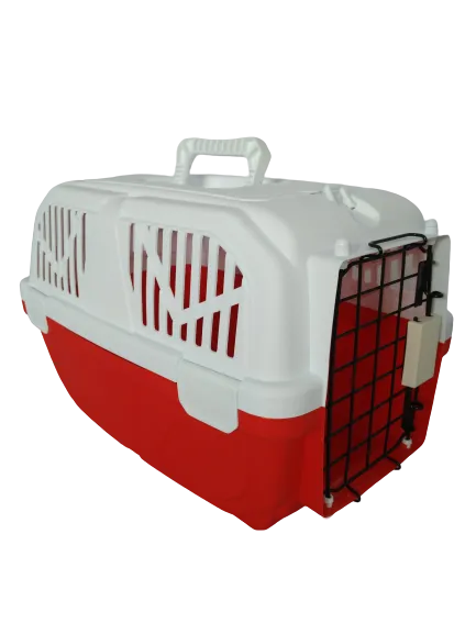 AnimAll клетка-перенос для кошек и собак 47х31х30см, P 1079 красная