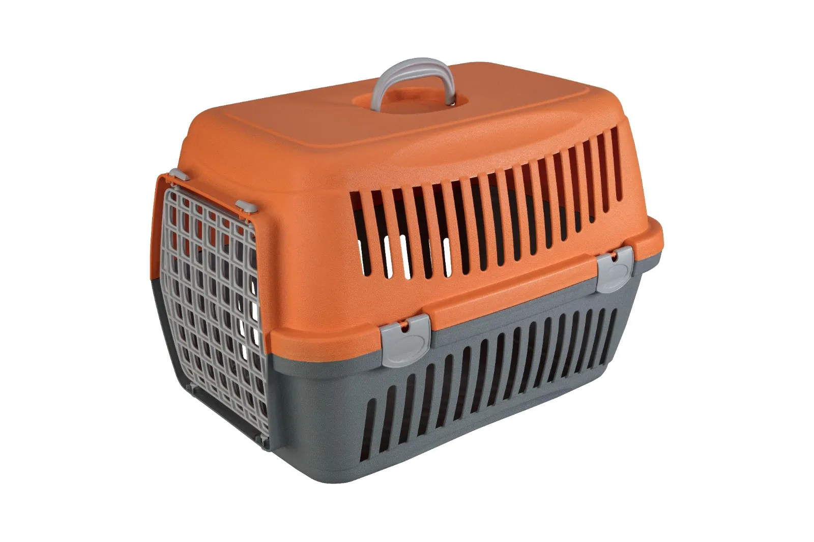 AnimAll CNR-134 переноска для кішок і собак, сіро-ромаранчева, 58×42×42 см