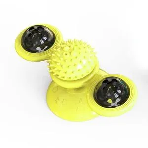 AnimAll CrazZzy Cat интерактивная игрушка для кошек на присоске, желтая