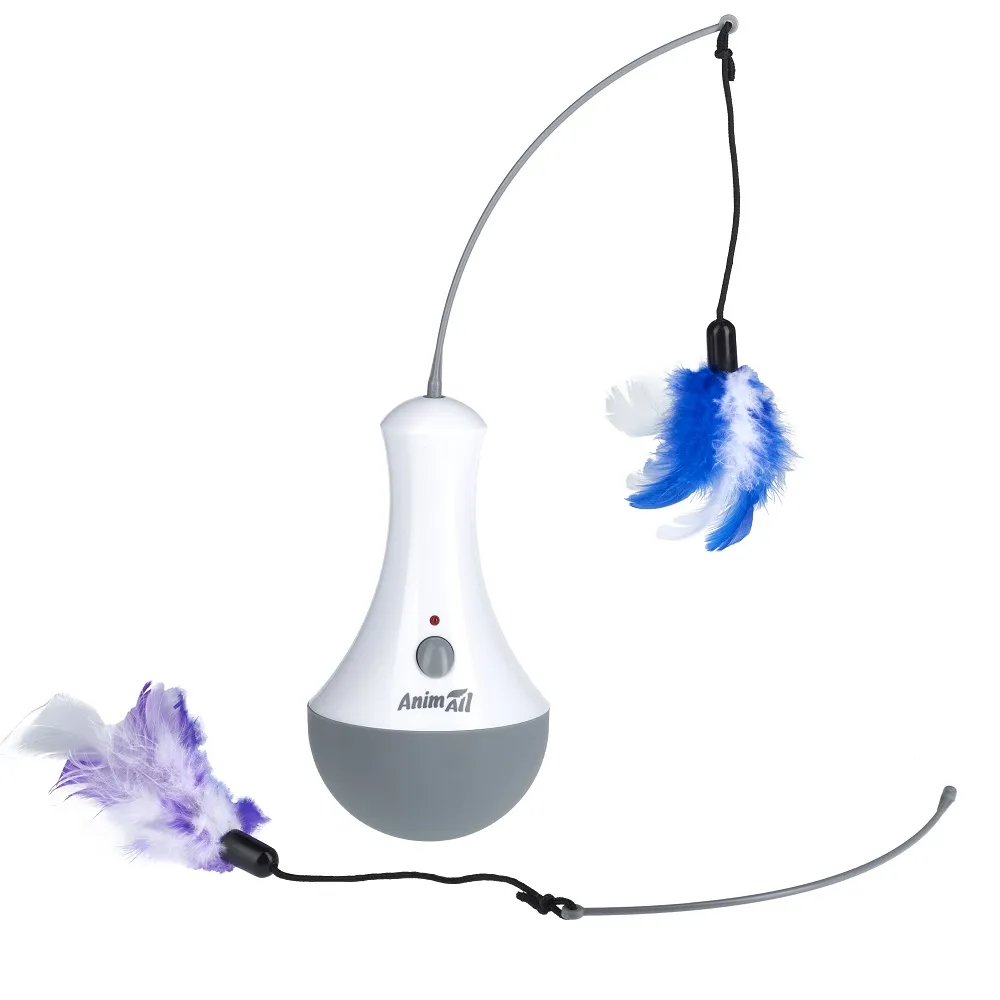 AnimAll CrazZzy игрушка-неваляшка для кошек, серая