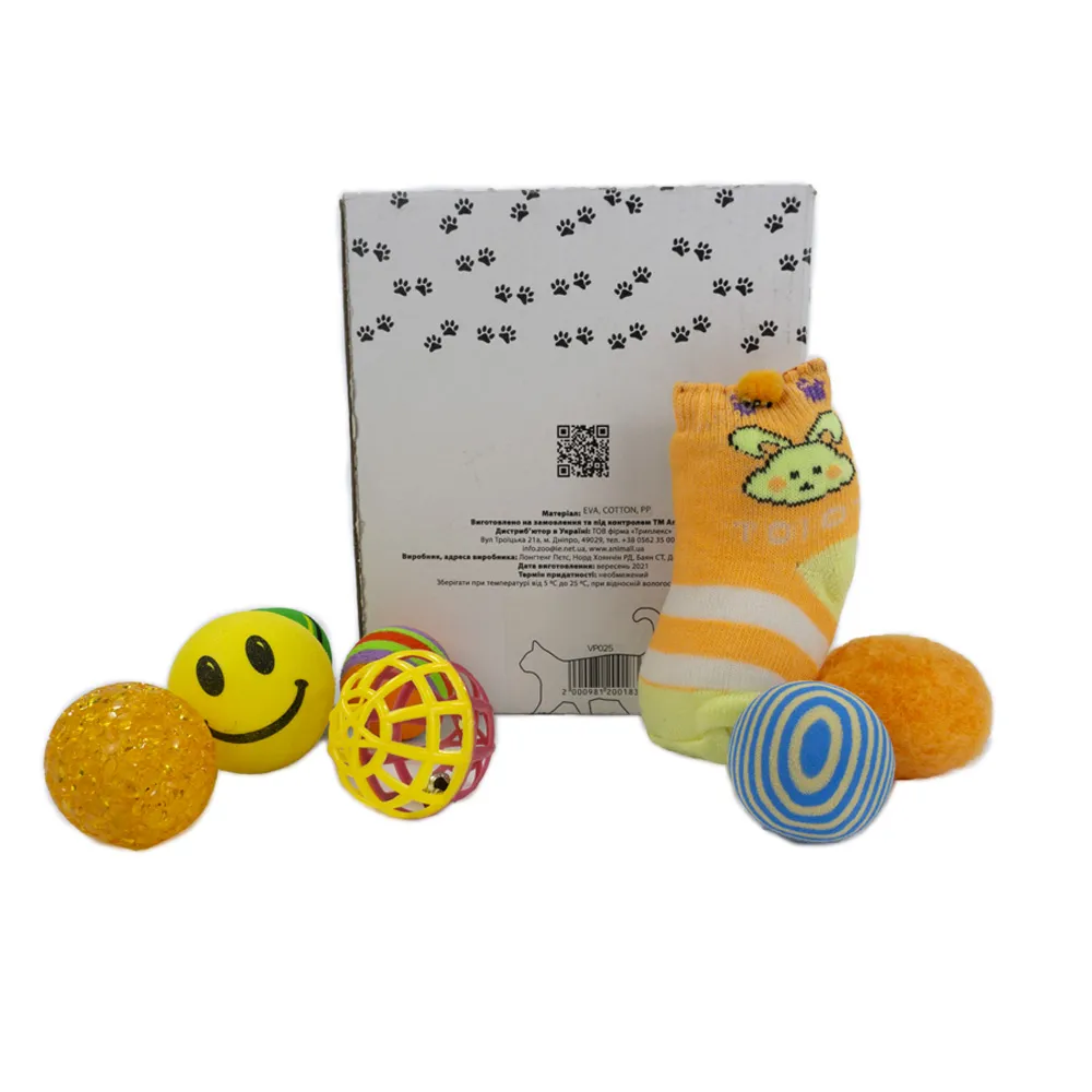 AnimAll Fun Cat, VP025 набор-коробка игрушек для кошек- 30 шт