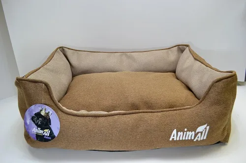 AnimAll Gama L Gold Brown лежанка для собак и кошек, золотисто-коричневая, 65×51×18 см
