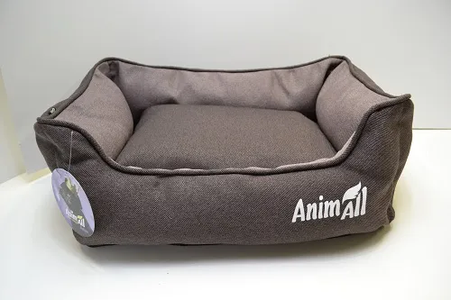 AnimAll Gama M Mocco лежанка для собак и кошек, мокко, 55×43×17 см